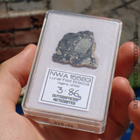 NWA 15583 - Lunar Feldspathic Breccia - Slice - 3.86g - Northwest Africa