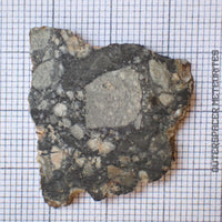NWA 15583 - Lunar Feldspathic Breccia - Slice - 3.86g - Northwest Africa