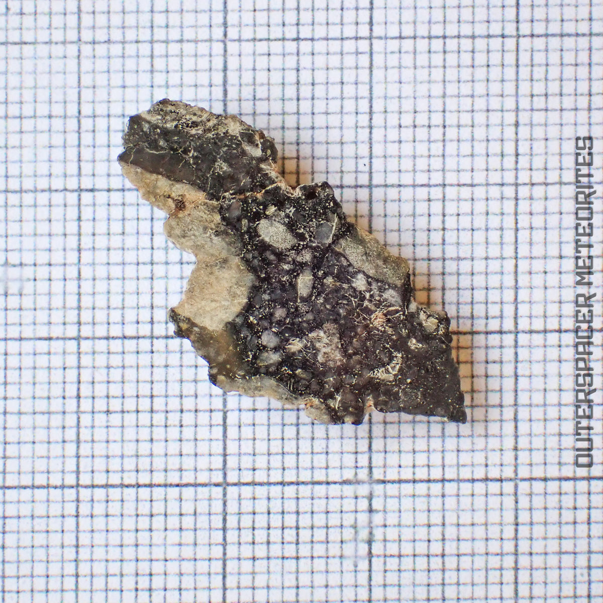 NWA 15583 - Lunar Feldspathic Breccia - Slice - 1.74g - Northwest Africa