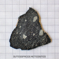 NWA 13951 (aka. Starry Night Lunar) - Lunar Feldspathic Breccia - Complete Slice - 12.47g - Mauritania