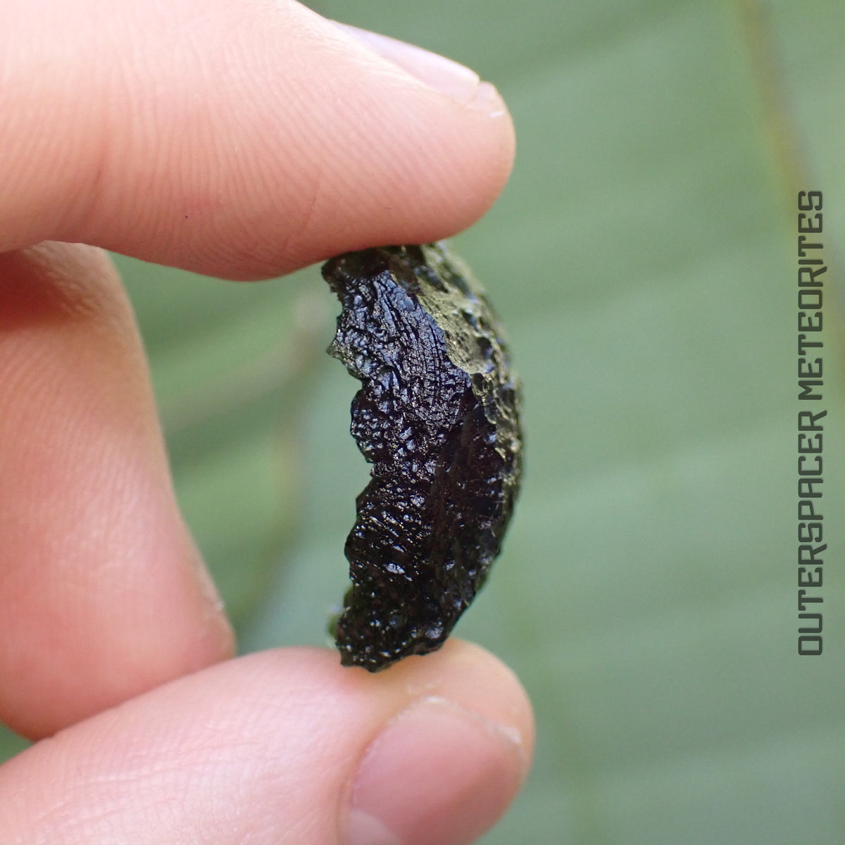 Moldavite - Tectite - Individu complet - 7,50g - République tchèque (Besednice sever)