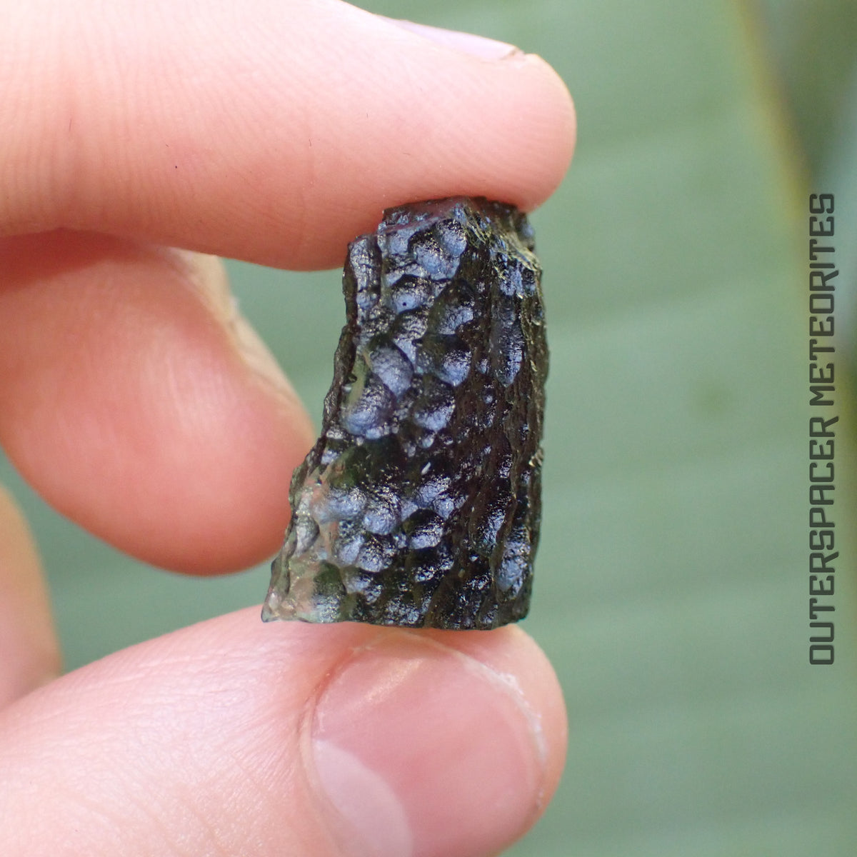 Moldavite - Tectite - Individu complet - 7,50g - République tchèque (Besednice sever)