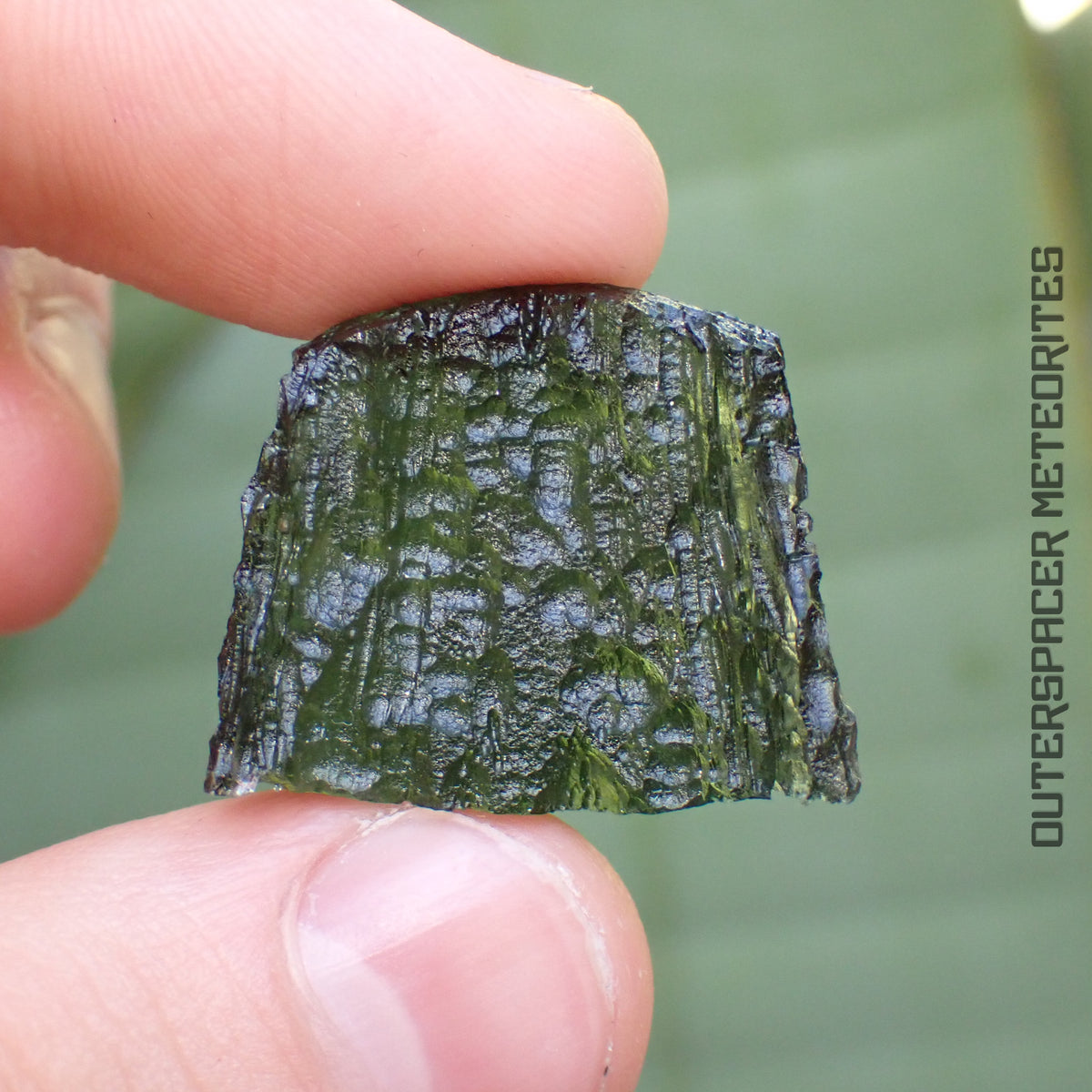 Moldavite - Tectite - Individu complet - 7,50g - République tchèque (Besednice sever)