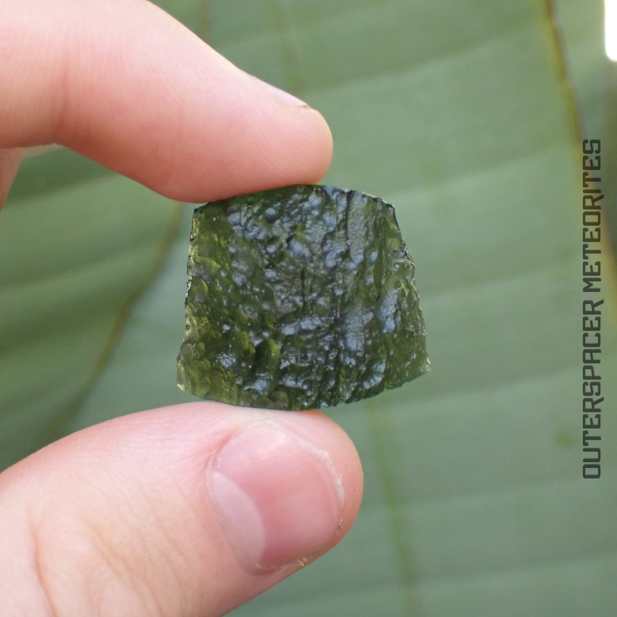 Moldavite - Tectite - Individu complet - 7,50g - République tchèque (Besednice sever)
