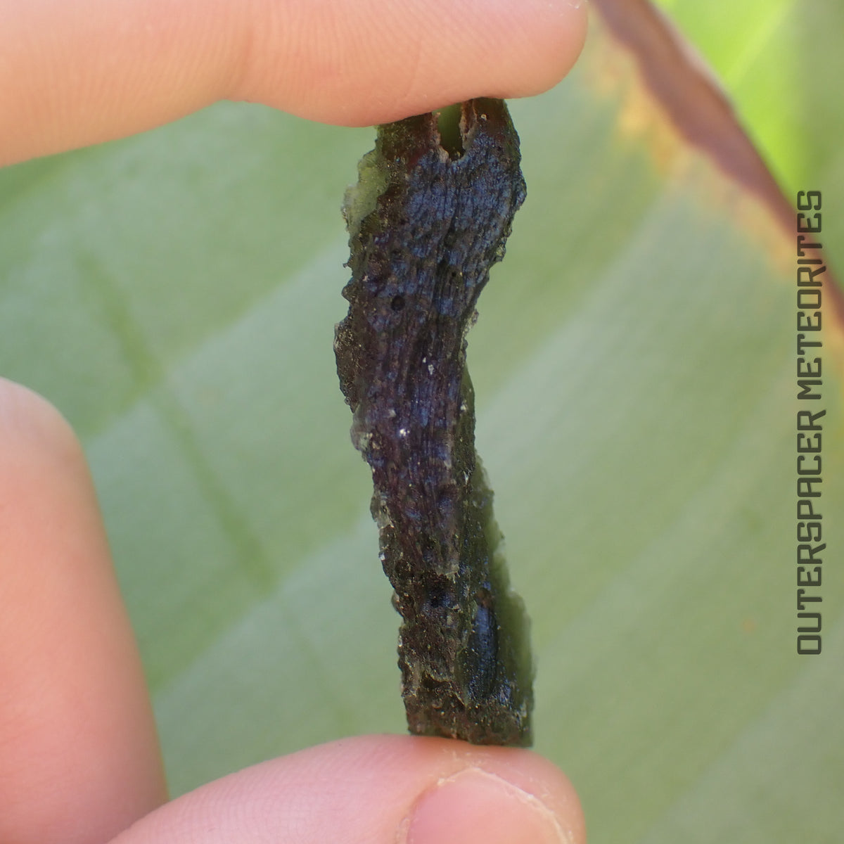 Moldavite - Tektite - Complete Individual - 8.79g - Czechia (Besednice sever)