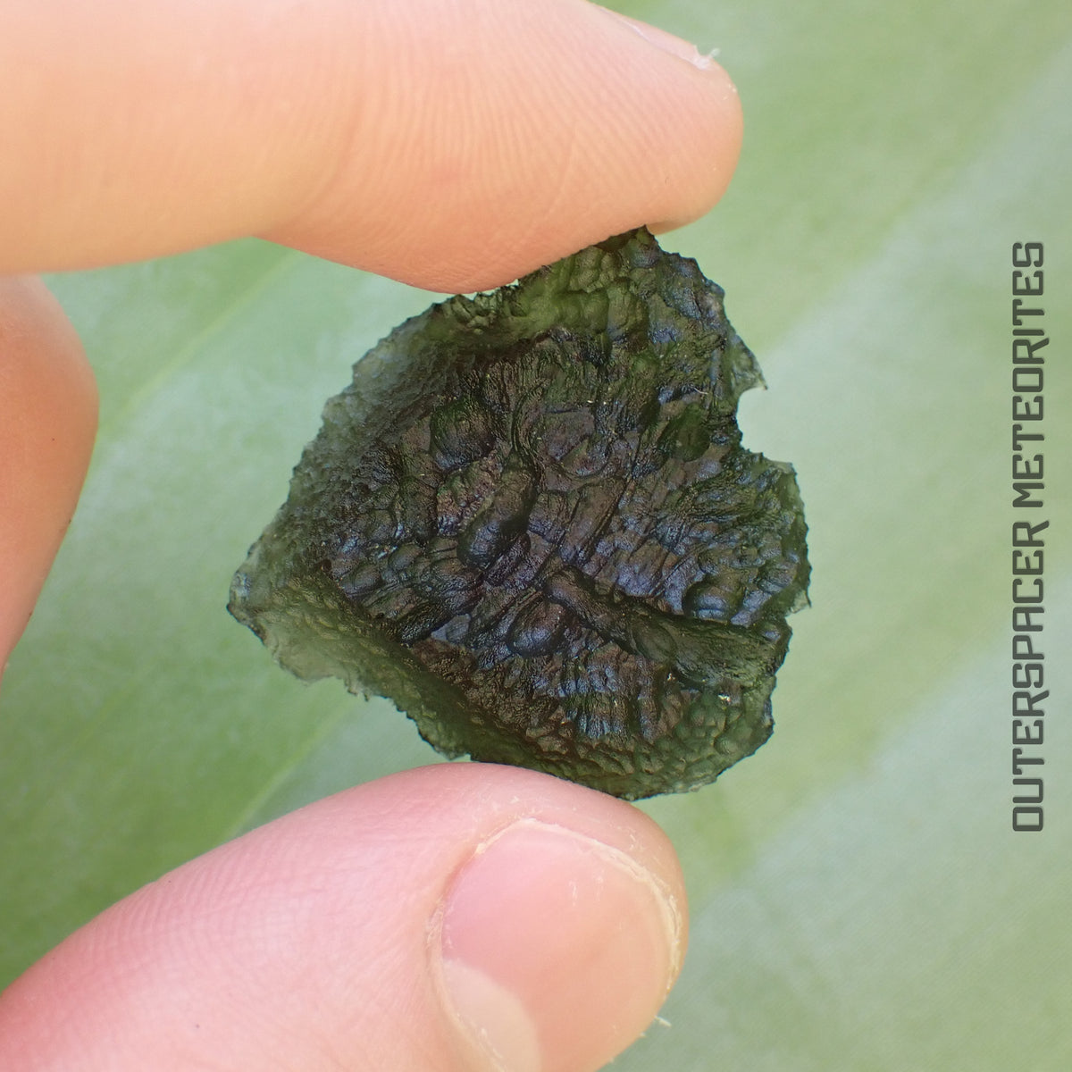 Moldavite - Tektite - Complete Individual - 7.28g - Czechia (Besednice sever)