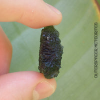 Moldavite - Tectite - Individu complet - 6.41g - Tchéquie (Besednice sever)