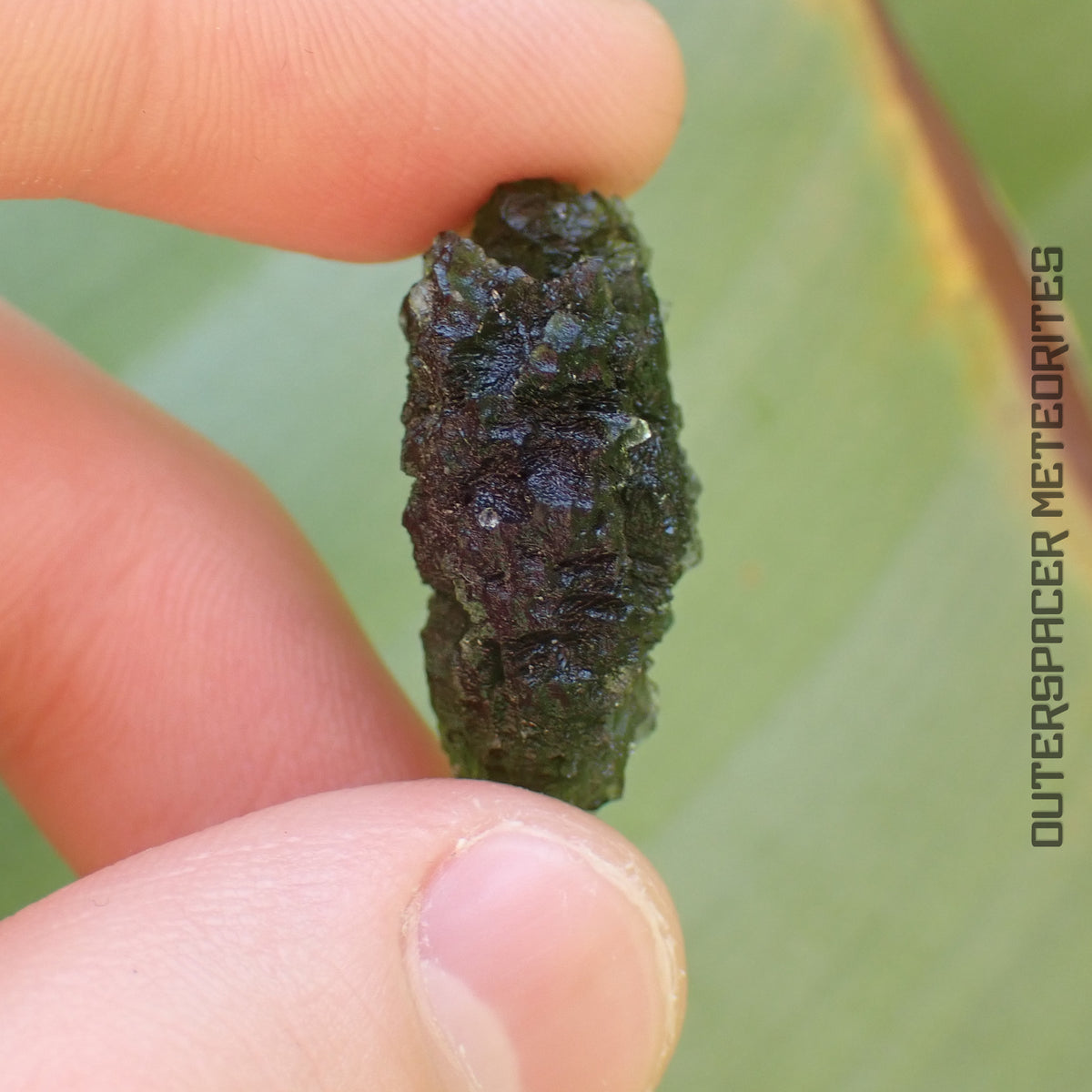 Moldavite - Tectite - Individu complet - 6.41g - Tchéquie (Besednice sever)