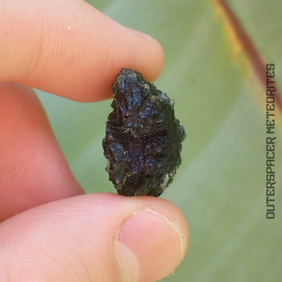 Moldavite - Tectite - Individu complet - 6.41g - Tchéquie (Besednice sever)