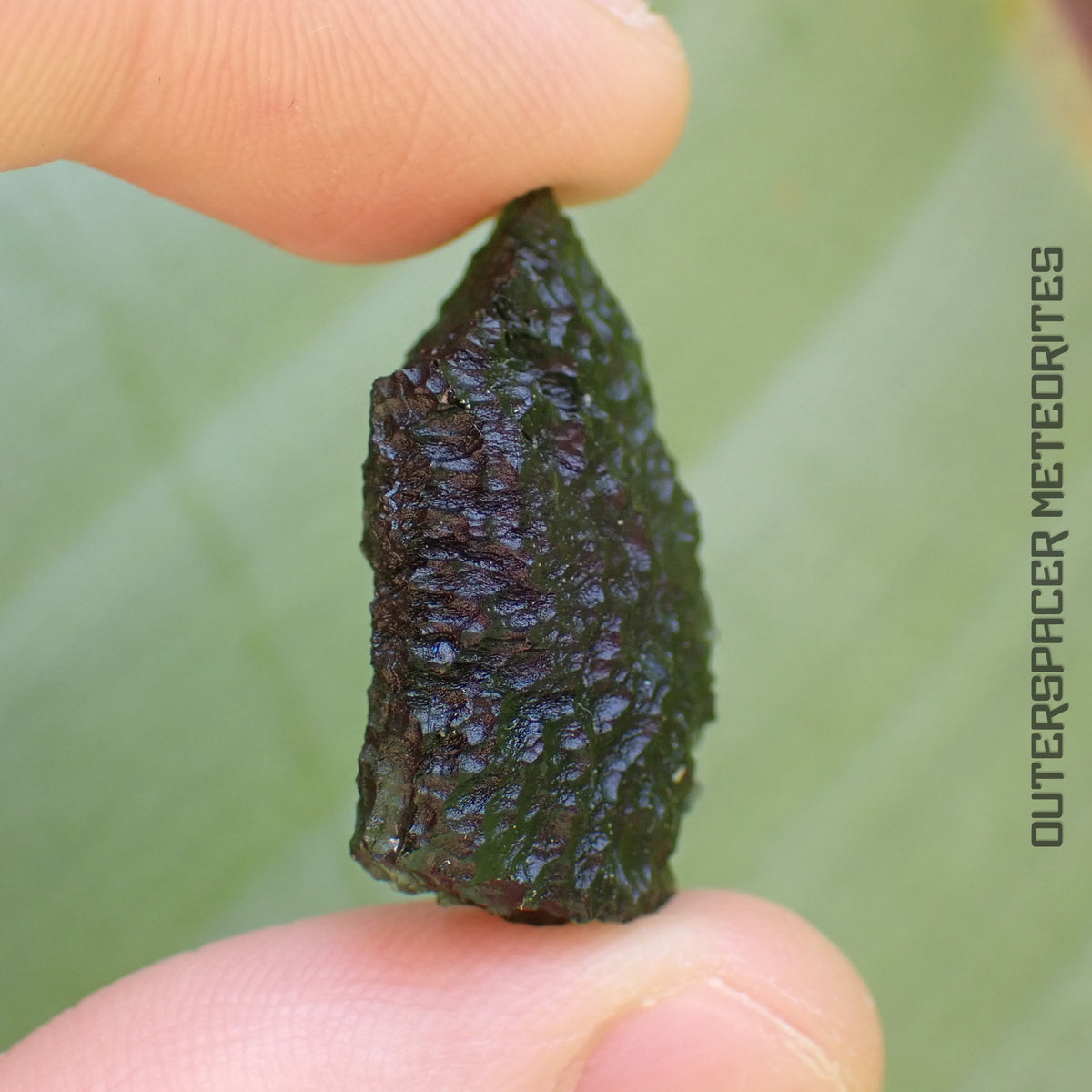 Moldavite - Tektite - Individu complet - 7.82g - Tchéquie (Besednice sever)