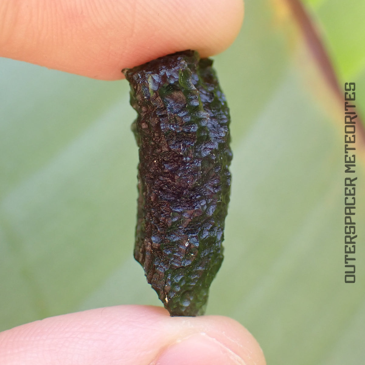 Moldavite - Tektite - Individu complet - 7.82g - Tchéquie (Besednice sever)