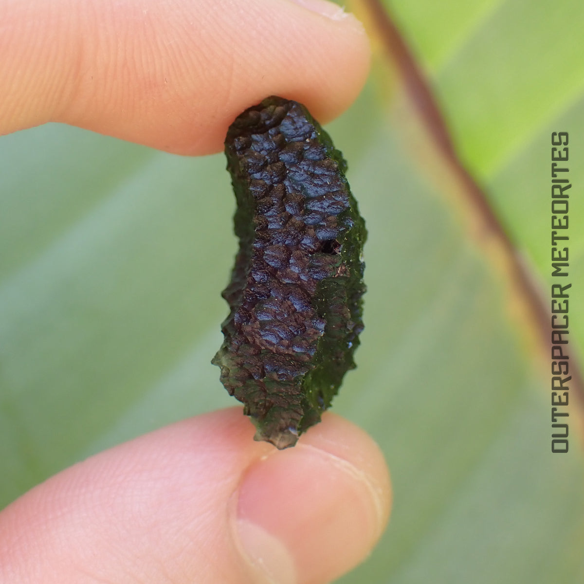 Moldavite - Tektite - Individu complet - 7.82g - Tchéquie (Besednice sever)