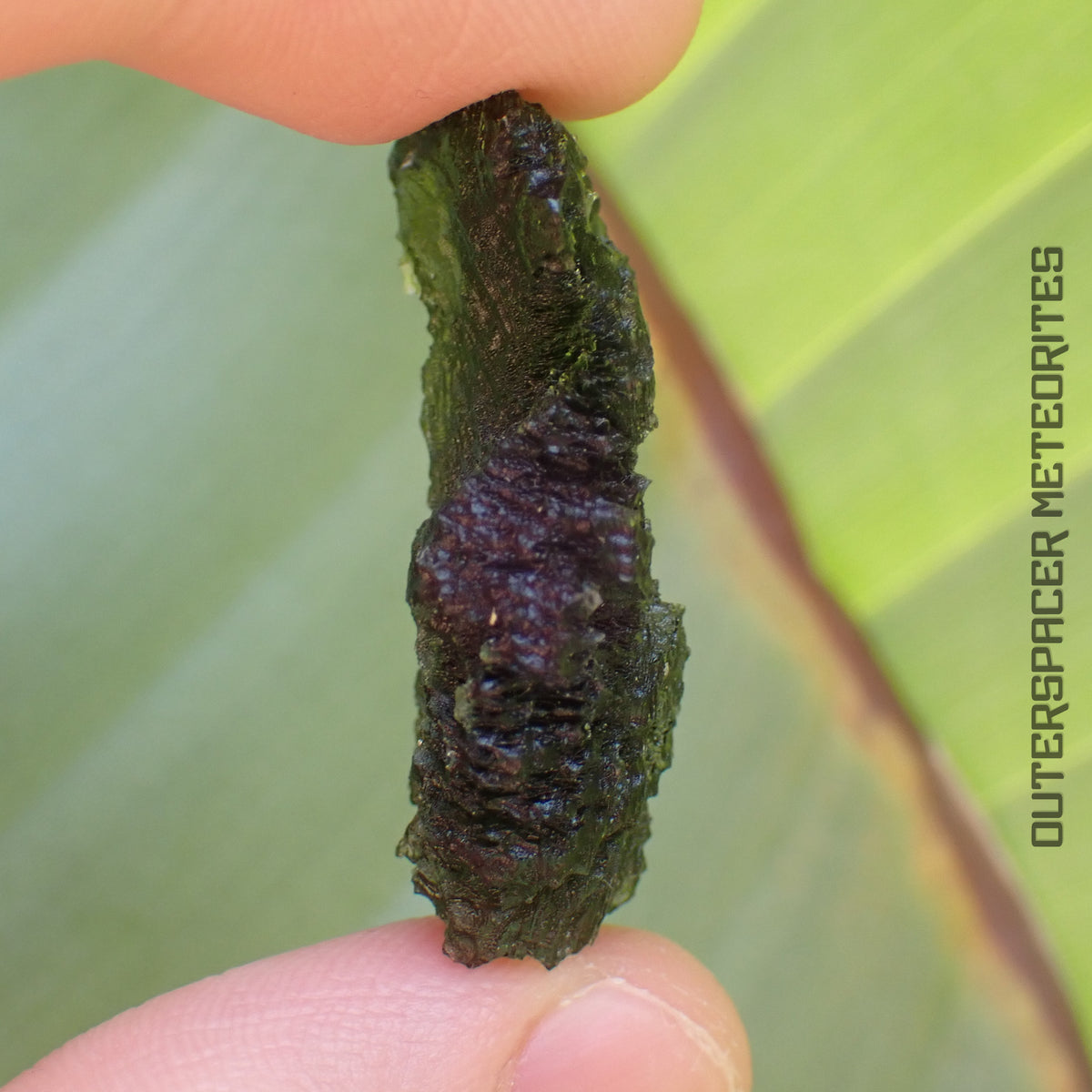 Moldavite - Tektite - Complete Individual - 8.8g - Czechia (Besednice sever)