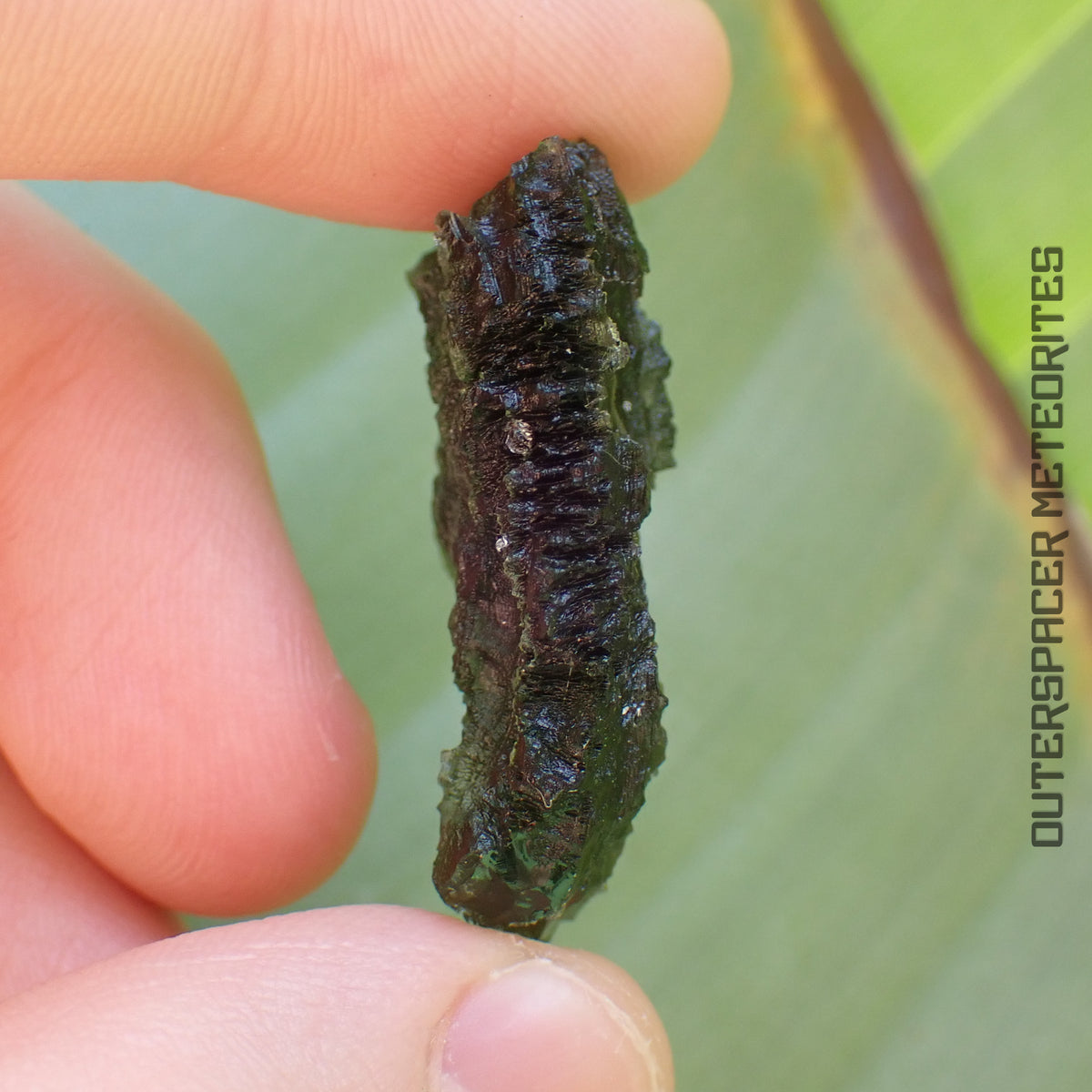 Moldavite - Tektite - Complete Individual - 8.8g - Czechia (Besednice sever)