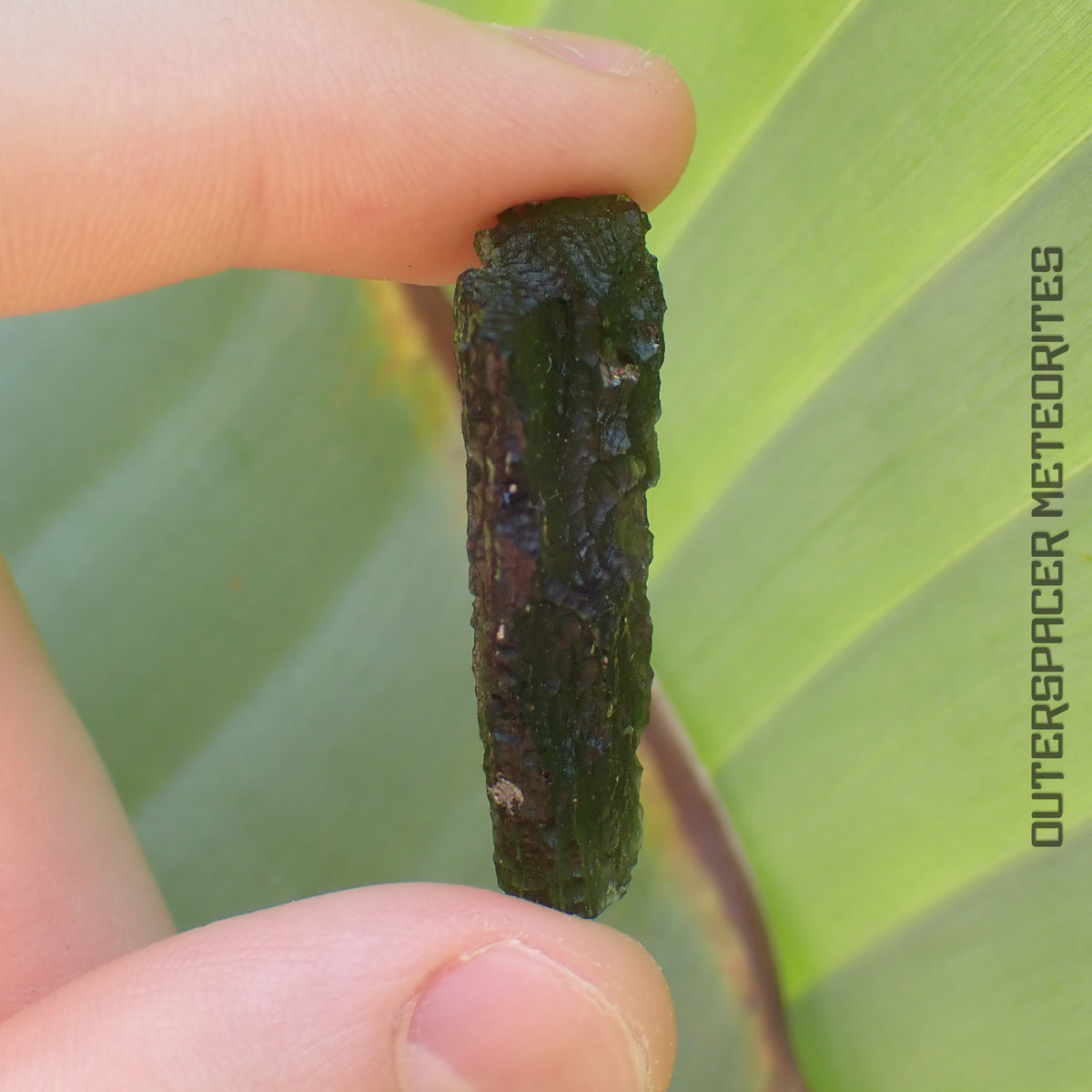 Moldavite - Tektite - Complete Individual - 6.42g - Czechia (Besednice sever)