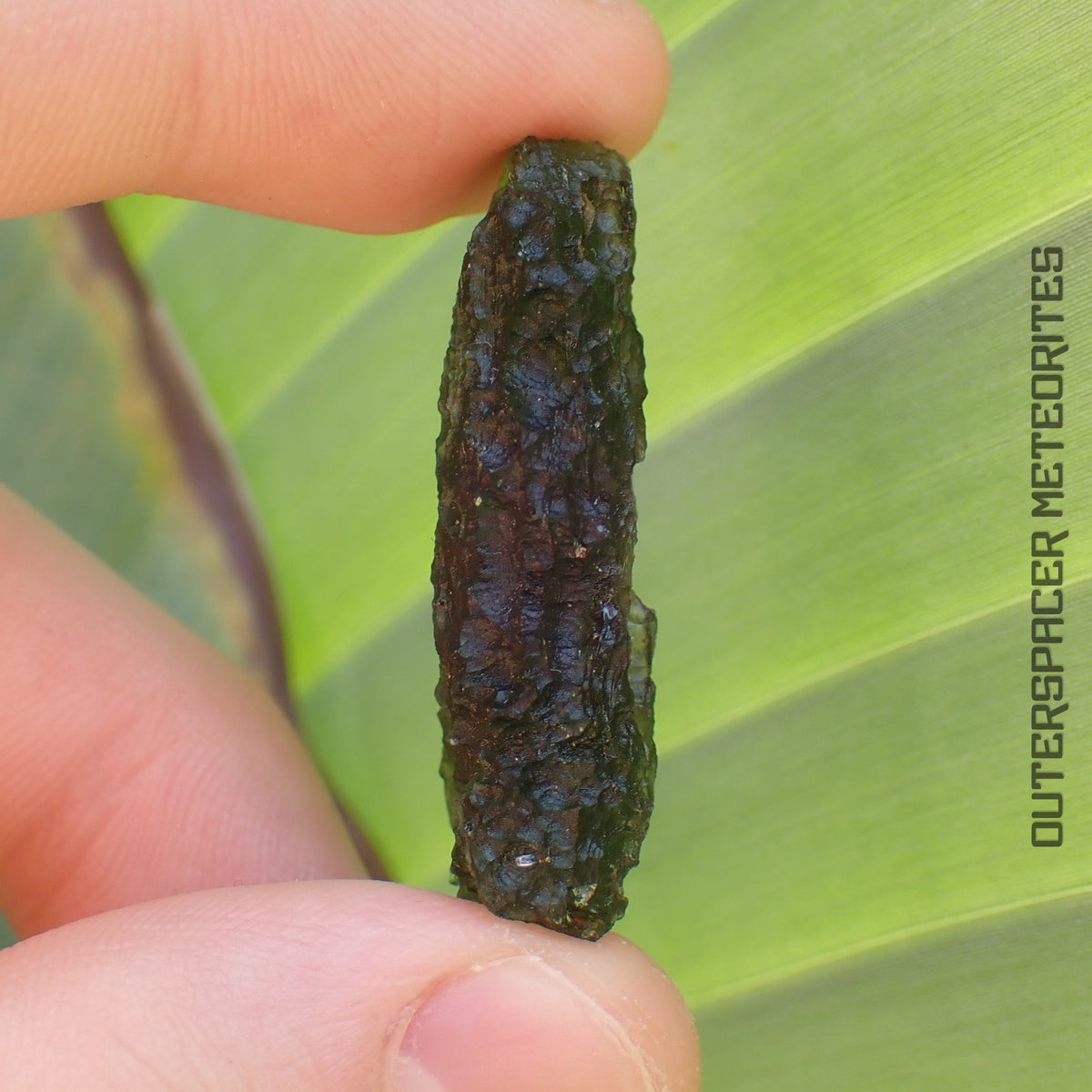 Moldavite - Tektite - Complete Individual - 6.42g - Czechia (Besednice sever)
