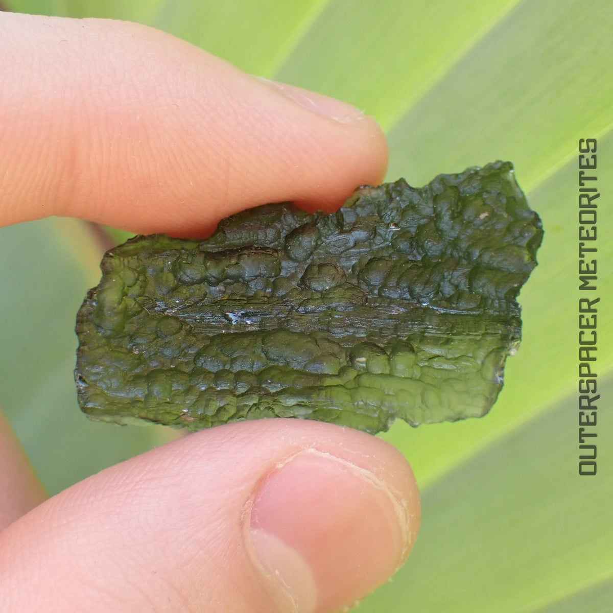 Moldavite - Tektite - Complete Individual - 6.42g - Czechia (Besednice sever)