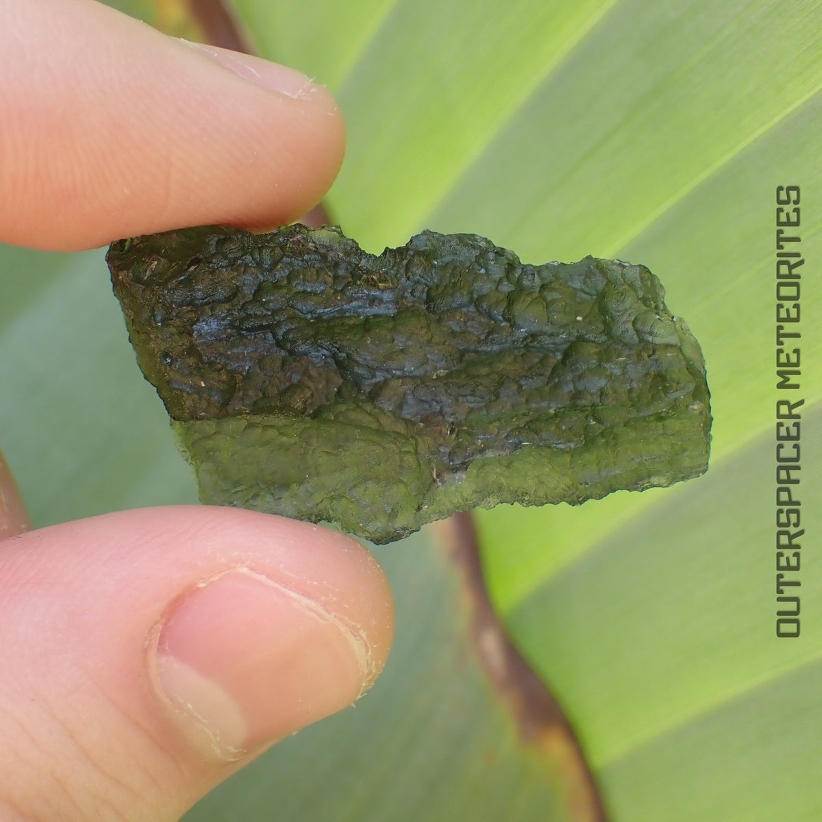 Moldavite - Tektite - Complete Individual - 6.42g - Czechia (Besednice sever)