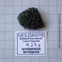 Moldavite - Tektite - Complete Individual - 9.27g - Czechia (Besednice sever)