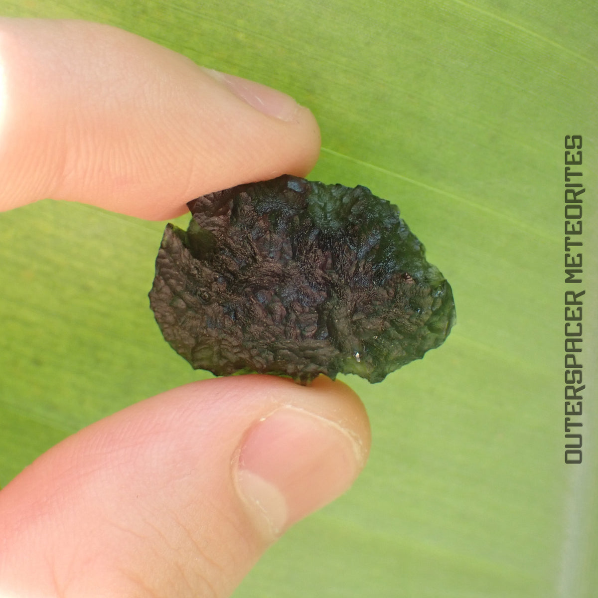 Moldavite - Tektite - Complete Individual - 7.08g - Czechia (Besednice sever)