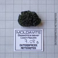 Moldavite - Tektite - Complete Individual - 7.08g - Czechia (Besednice sever)
