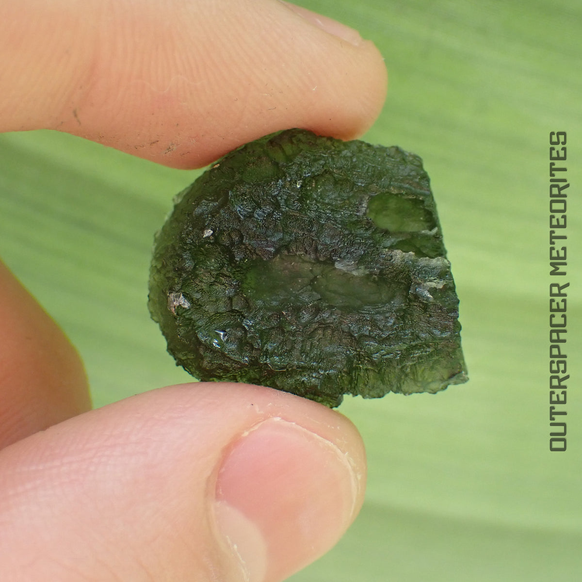 Moldavite - Tektite - Complete Individual - 5.81g - Czechia (Besednice sever)