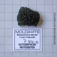 Moldavita - Tectita - Ejemplar completo - 7,44g - Chequia (Besednice sever)