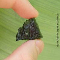 Moldavite - Tectite - Spécimen complet - 5,34g - Tchéquie (Besednice sever)