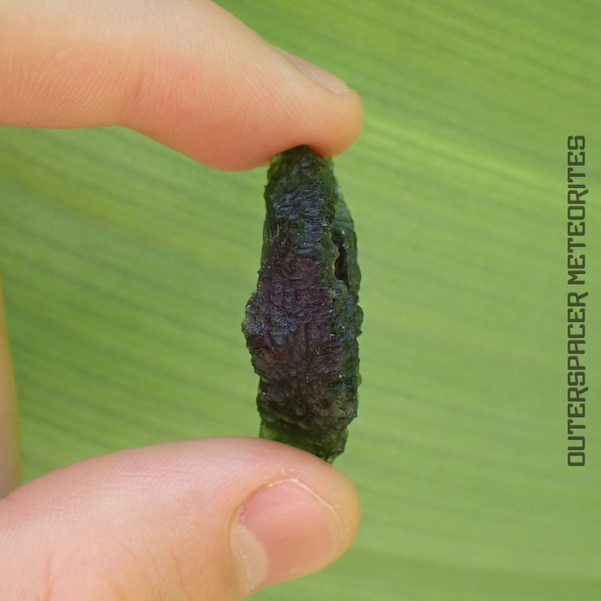 Moldavite - Tektite - Complete Individual - 7.12g - Czechia (Besednice sever)