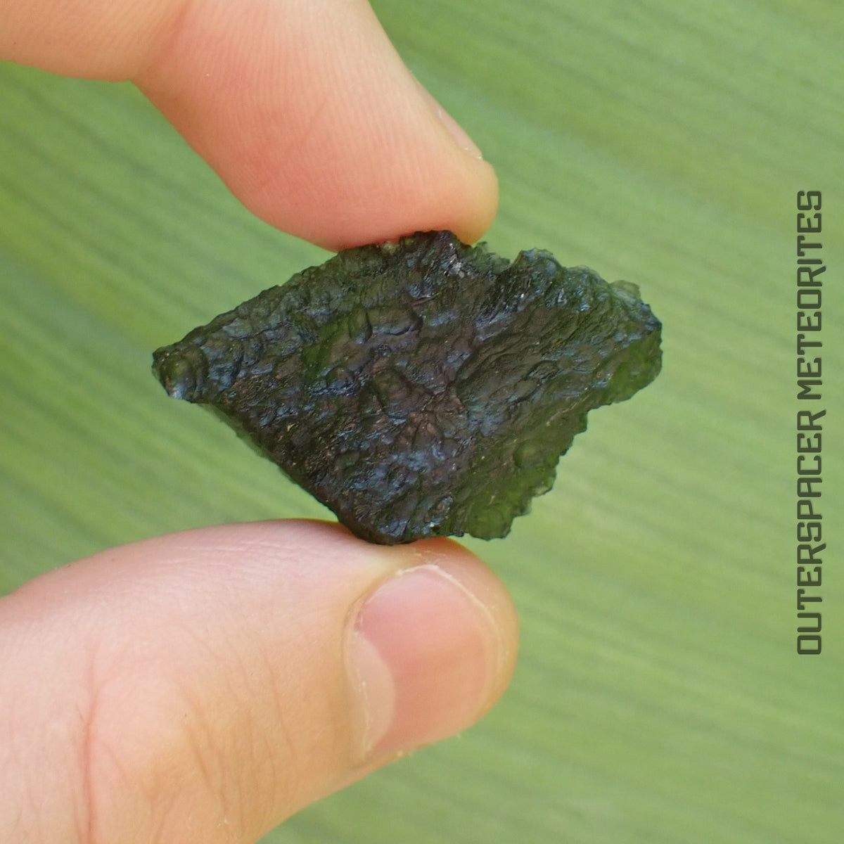 Moldavite - Tektite - Complete Individual - 7.12g - Czechia (Besednice sever)