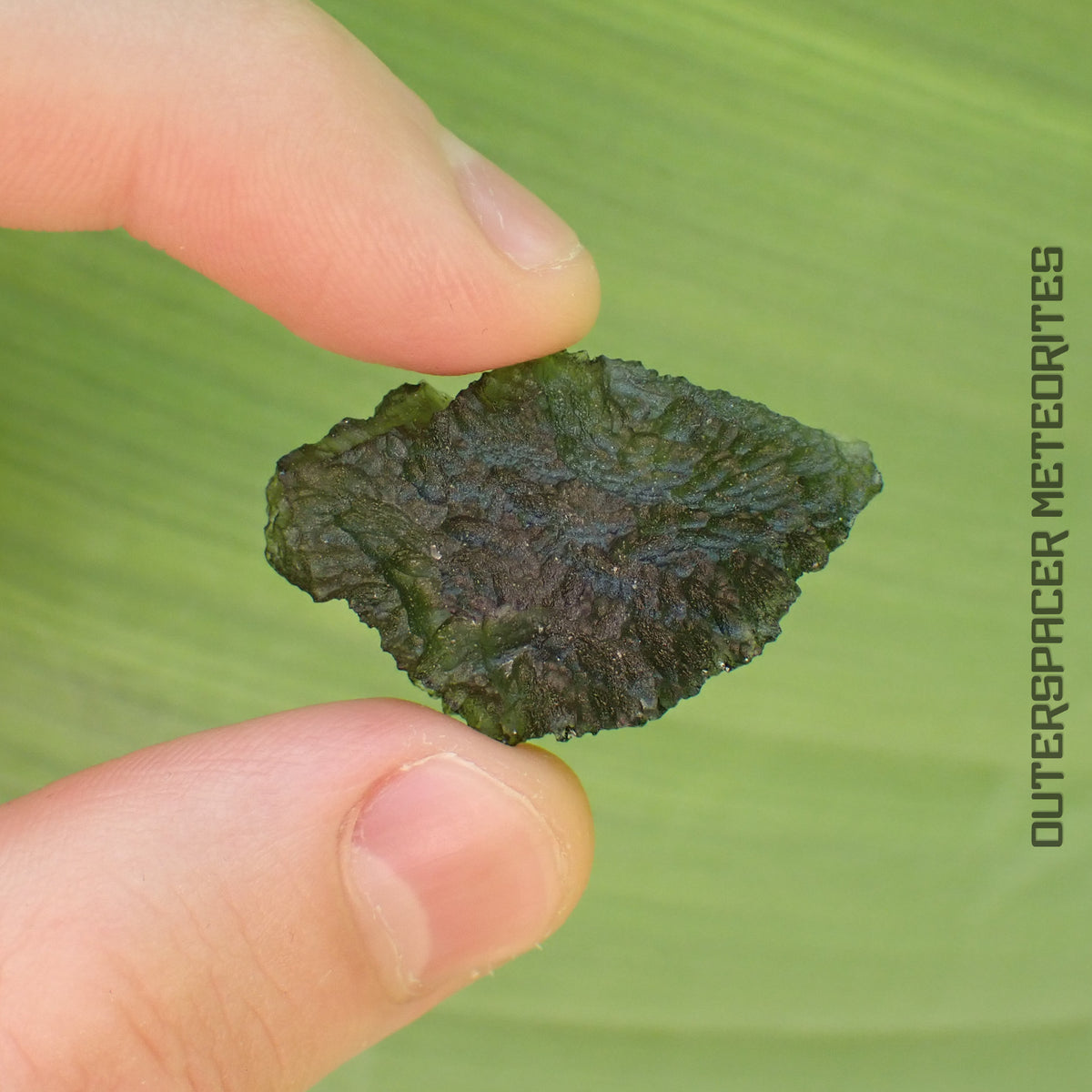 Moldavite - Tektite - Complete Individual - 7.12g - Czechia (Besednice sever)