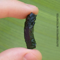Moldavite - Tectite - Individu complet - 6,06g - Tchéquie (Besednice sever)