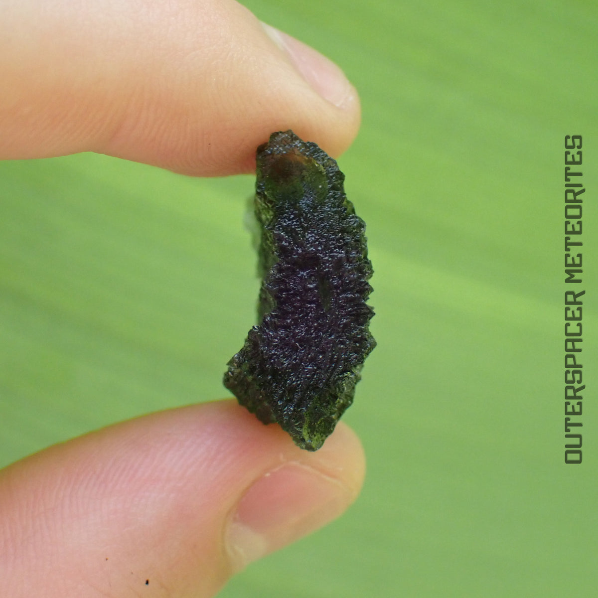 Moldavite - Tektite - Complete Individual - 6.89g - Czechia (Besednice sever)