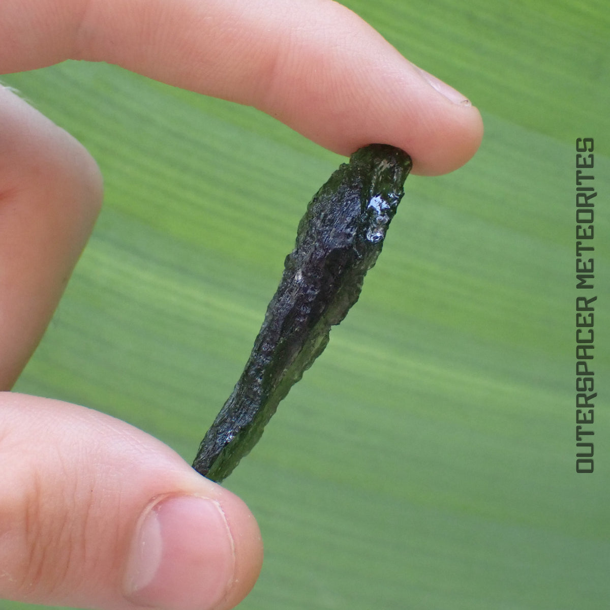 Moldavite - Tectite - Individu complet - 5,24g - Tchéquie (Besednice sever)