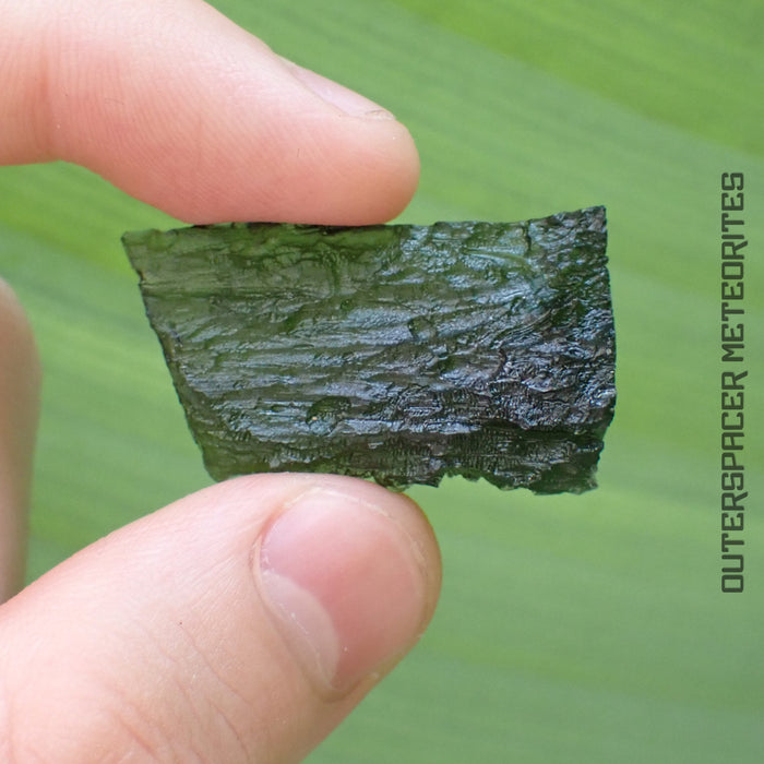 Moldavite - Tektite - Complete Individual - 8.81g - Czechia (Besednice sever)