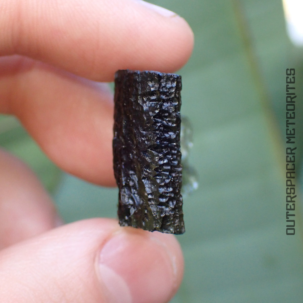 Moldavite - Tectite - Individu complet - 7,50g - République tchèque (Besednice sever)