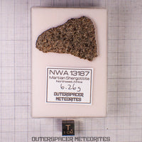 NWA 13187 Martian Shergottite (Diabasic) - Complete Slice - 6.26 g - Northwest Africa
