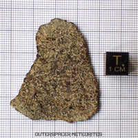 NWA 13187 - Martian Shergottite (Diabasic) - Complete Slice - 5.29g - Northwest Africa