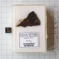 NWA 13758 - Condrita R3 (Rumuruti) - Lámina - 4,9 g - Argelia