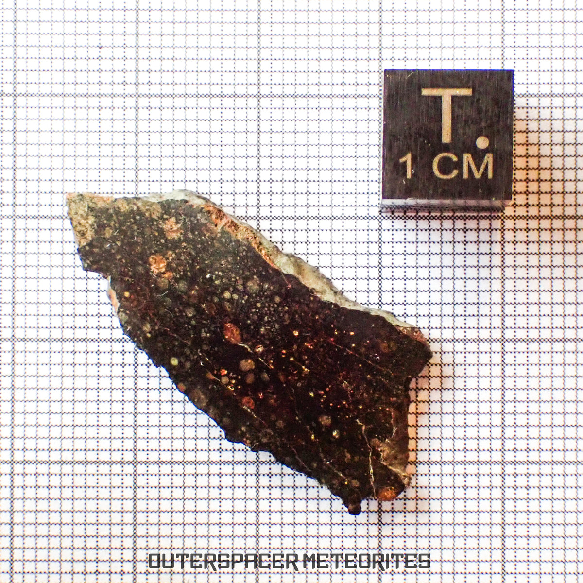 NWA 13758 - R3 Chondrite (Rumuruti) - Slice - 3.15g - Algeria
