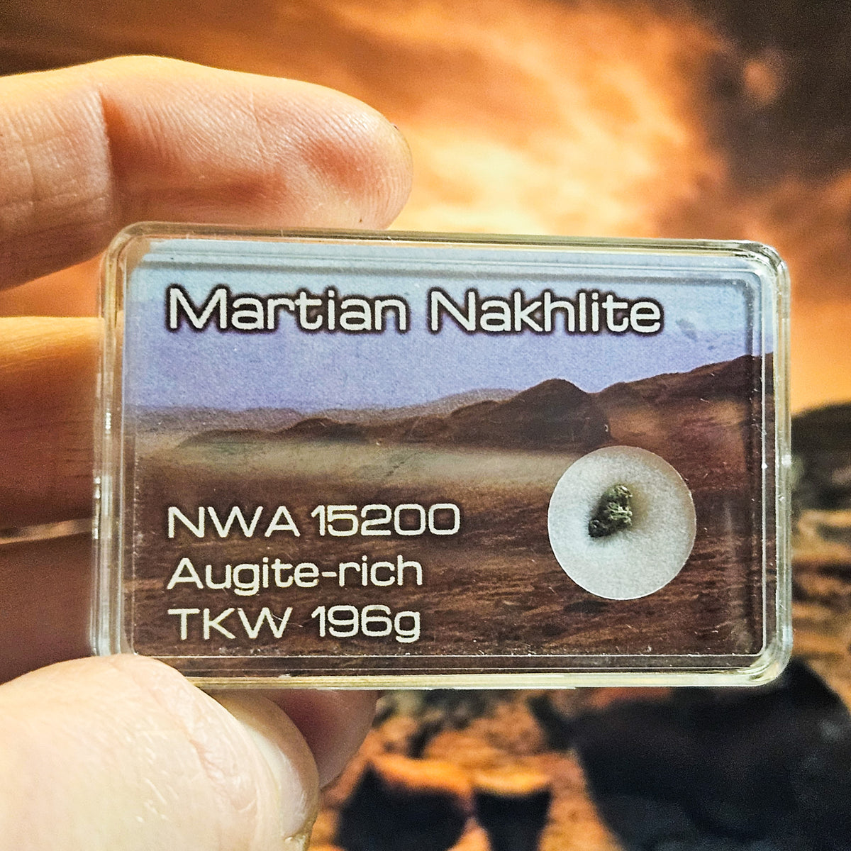 NWA 15200 - Nakhlite martienne - Fragment - 0,059g - Algérie