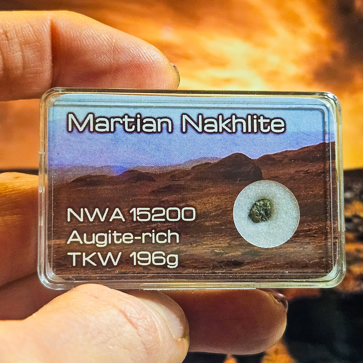 NWA 15200 - Martian Nakhlite - Fragment - 0.069g - Algeria