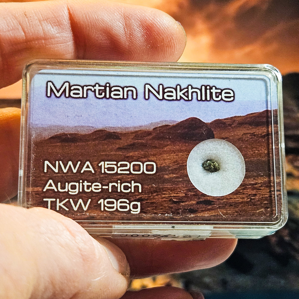 NWA 15200 - Martian Nakhlite - Fragment - 0.042g - Algeria
