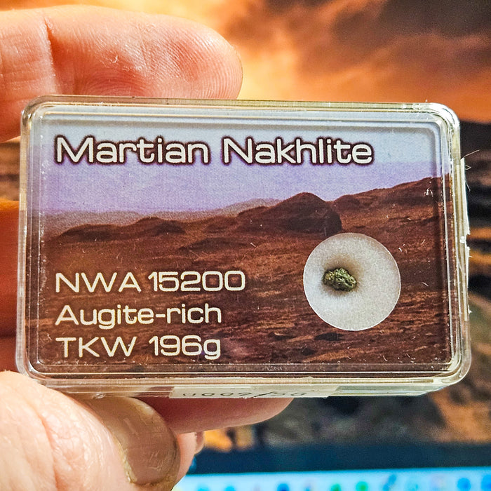 NWA 15200 - Martian Nakhlite - Fragment - 0.051g - Algeria