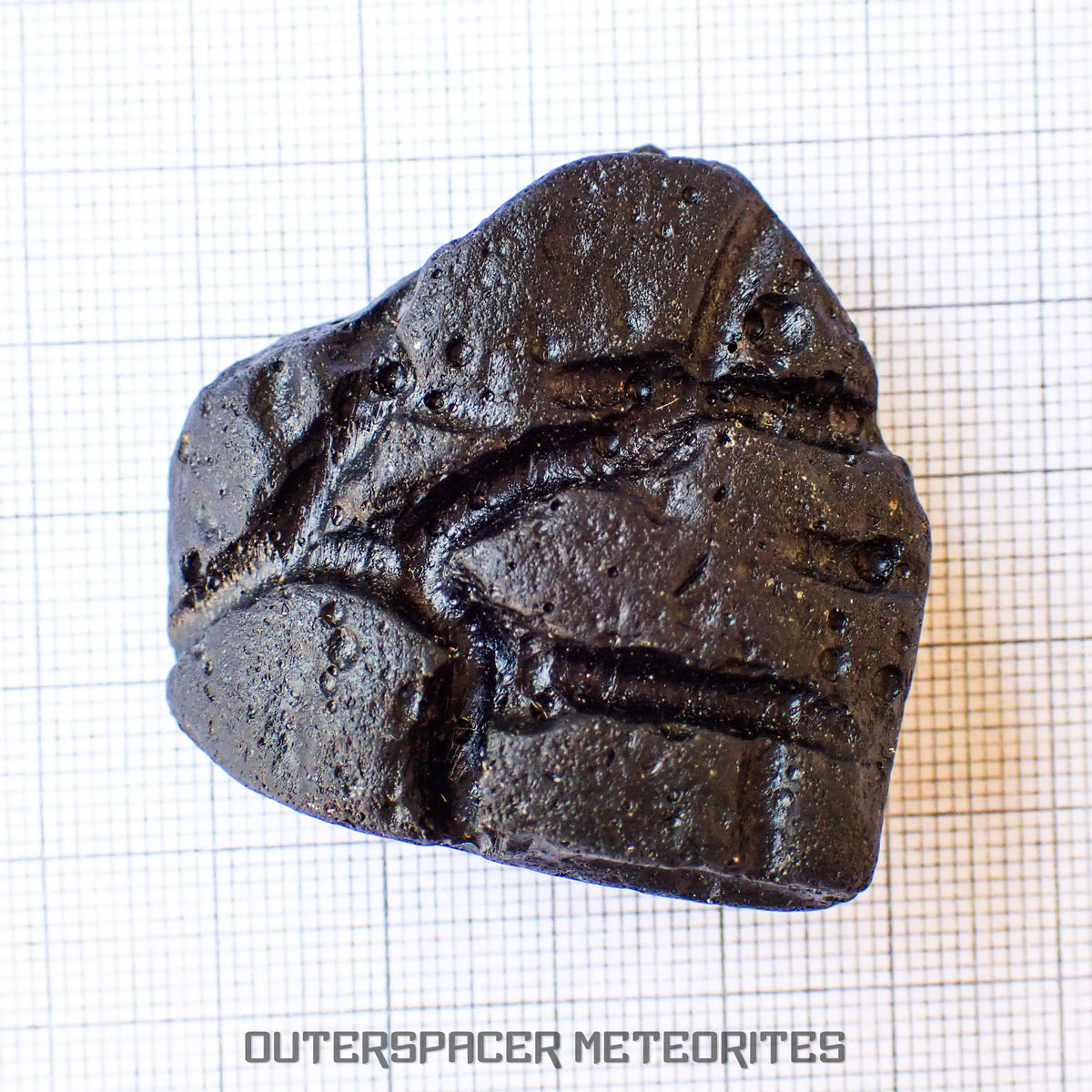 Philippinite - Tectite - Individu complet - 42.5g - Philippines (Paracale, Bical)