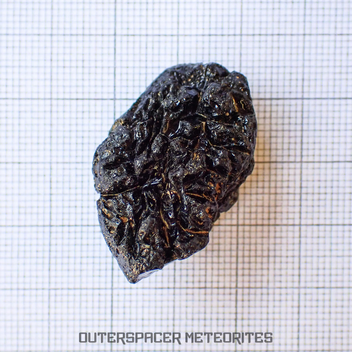 Philippinite - Tectite - Individu complet - 14.1g - Philippines (Barangay Ranao, Bani)