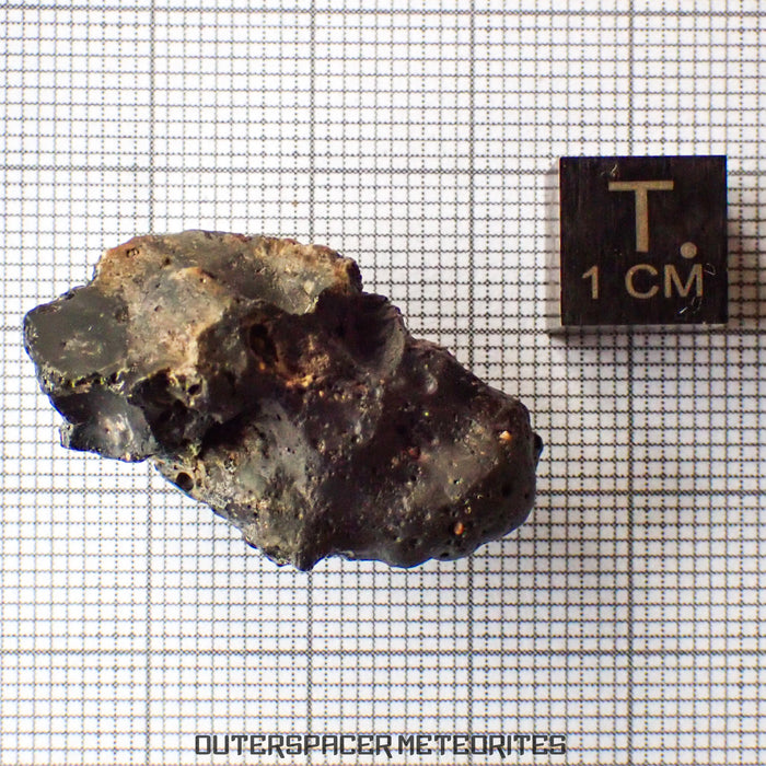 Verre de Pica - Verre fondu provenant de l'explosion atmosphérique d'une comète - Individu complet - 7,17 g - Chili (Atacama)