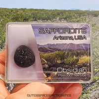 Saffordite - Obsidian - Complete Individual - 7.4g - USA ( New Mexico)