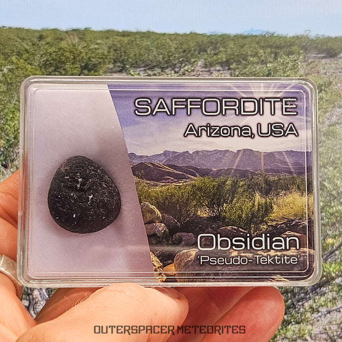 Saffordite - Obsidian - Complete Individual - 7.4g - USA ( New Mexico)