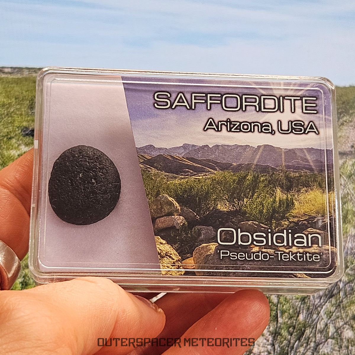 Saffordite - Obsidian - Complete Individual - 5.92g - USA ( New Mexico)
